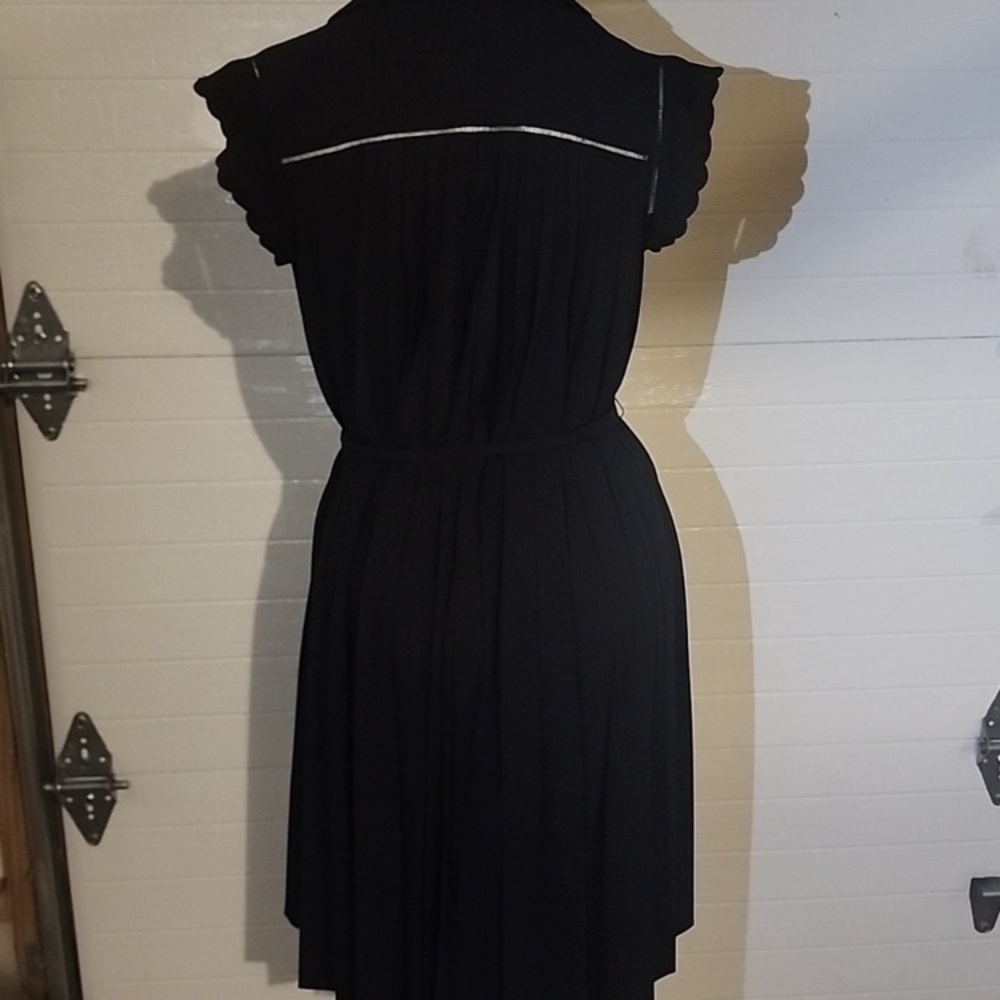 New ELIE TAHARI PLEATED BELTED SLEEVELESS DRESS - Picture 16 of 16